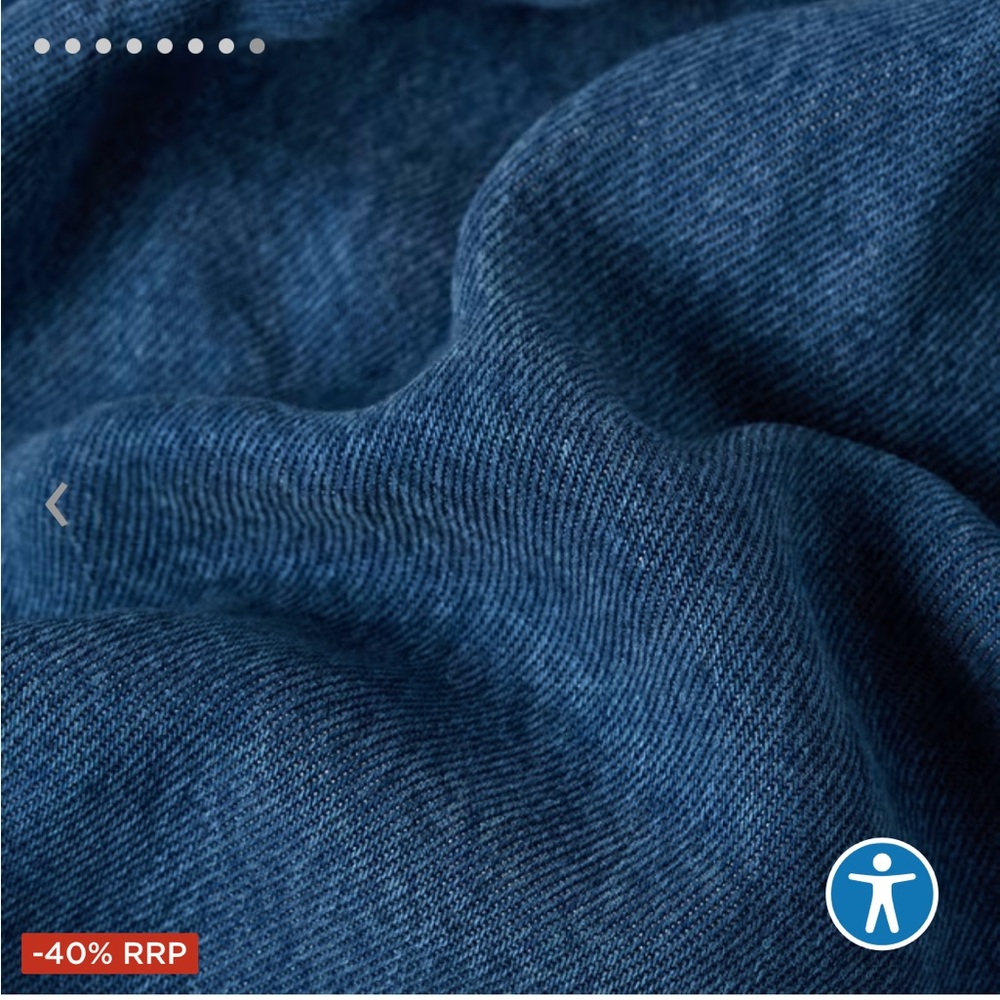 G-Star • Women’s Medium Blue Soft Cargo Dress XS NWT - Picture 6 of 7